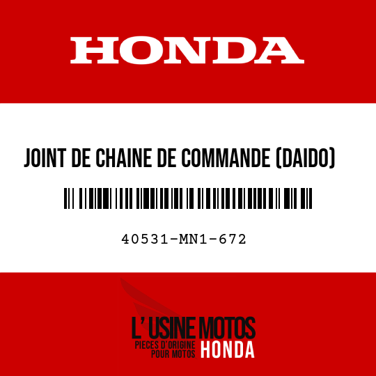 image de 40531-MN1-672 JOINT DE CHAINE DE COMMANDE (DAIDO)