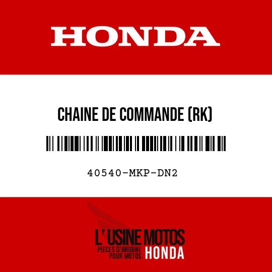 image de 40540-MKP-DN2 CHAINE DE COMMANDE (RK) (RK520MOZX-120LJFZ)