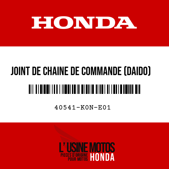 image de 40541-K0N-E01 JOINT DE CHAINE DE COMMANDE (DAIDO)