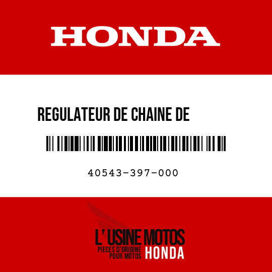 image de 40543-397-000 REGULATEUR DE CHAINE DE       COMMANDE