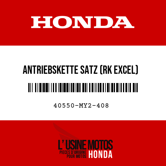 image de 40550-MY2-408 ANTRIEBSKETTE SATZ (RK EXCEL) (520SM0Z2-112LE)