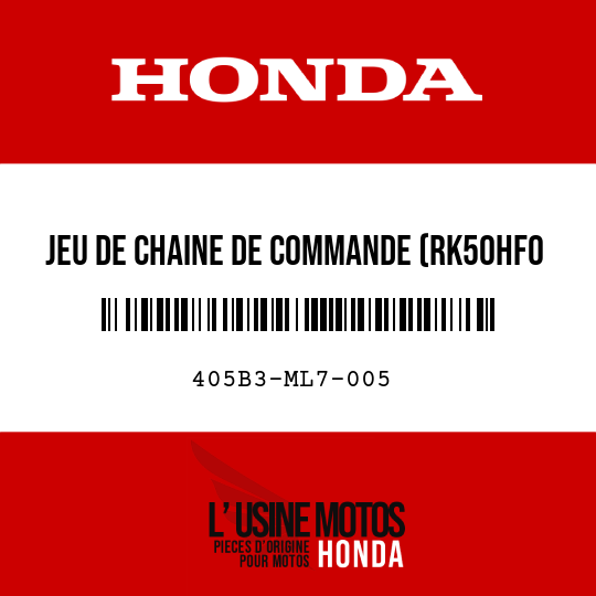 image de 405B3-ML7-005 JEU DE CHAINE DE COMMANDE (RK50HF0 TAKASAGO)
