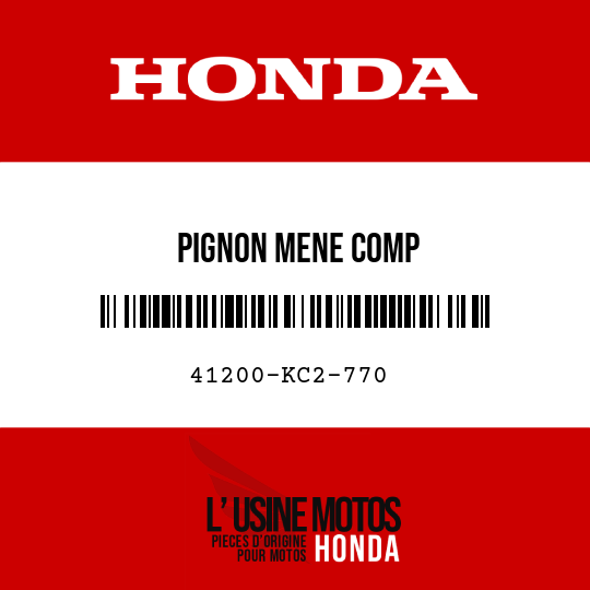 image de 41200-KC2-770 PIGNON MENE COMP