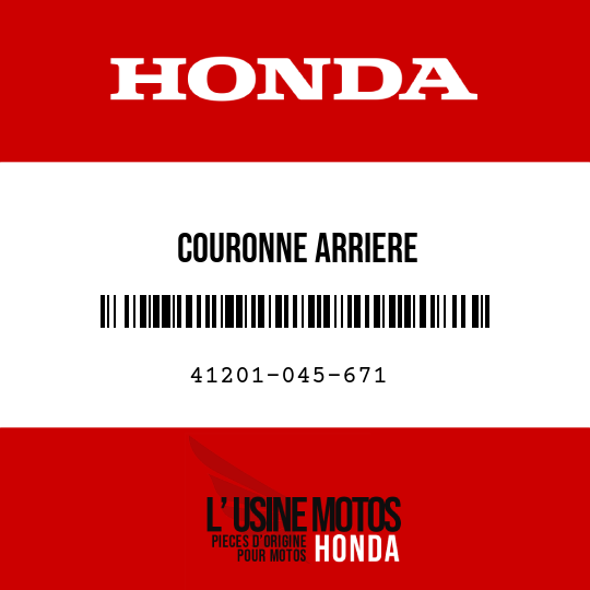 image de 41201-045-671 COURONNE ARRIERE