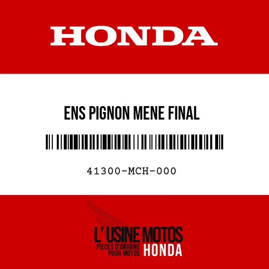 image de 41300-MCH-000 ENS PIGNON MENE FINAL