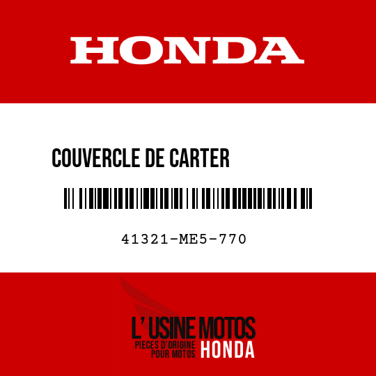image de 41321-ME5-770 COUVERCLE DE CARTER           D'ENGRENAGE