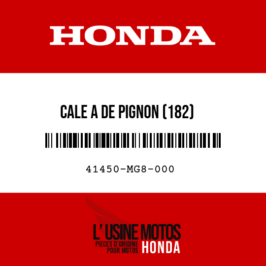 image de 41450-MG8-000 CALE A DE PIGNON (182)