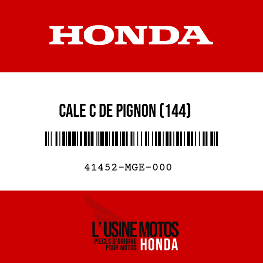 image de 41452-MGE-000 CALE C DE PIGNON (144)