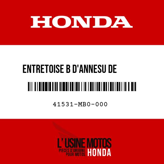 image de 41531-MB0-000 ENTRETOISE B D'ANNESU DE      PIGNON (188)