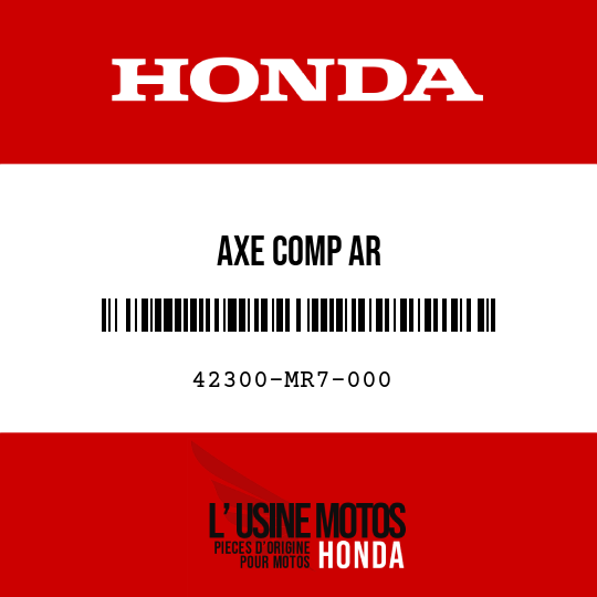 image de 42300-MR7-000 AXE COMP AR