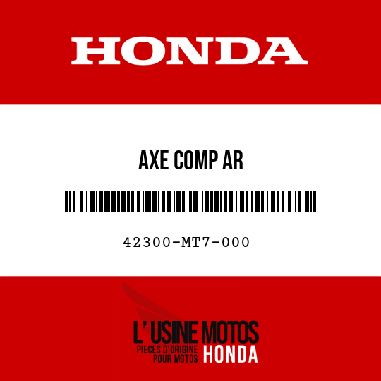 image de 42300-MT7-000 AXE COMP AR