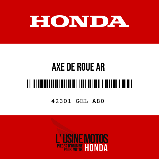 image de 42301-GEL-A80 AXE DE ROUE AR