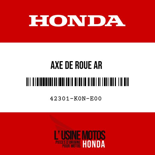 image de 42301-K0N-E00 AXE DE ROUE AR