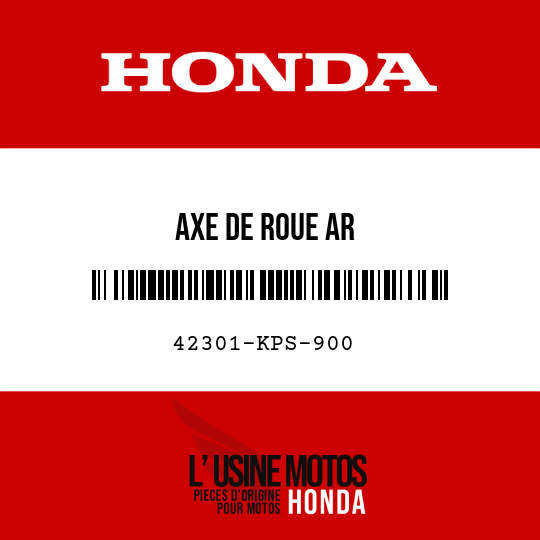 image de 42301-KPS-900 AXE DE ROUE AR