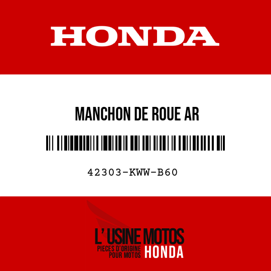 image de 42303-KWW-B60 MANCHON DE ROUE AR