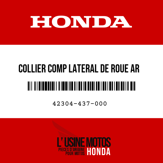 image de 42304-437-000 COLLIER COMP LATERAL DE ROUE AR