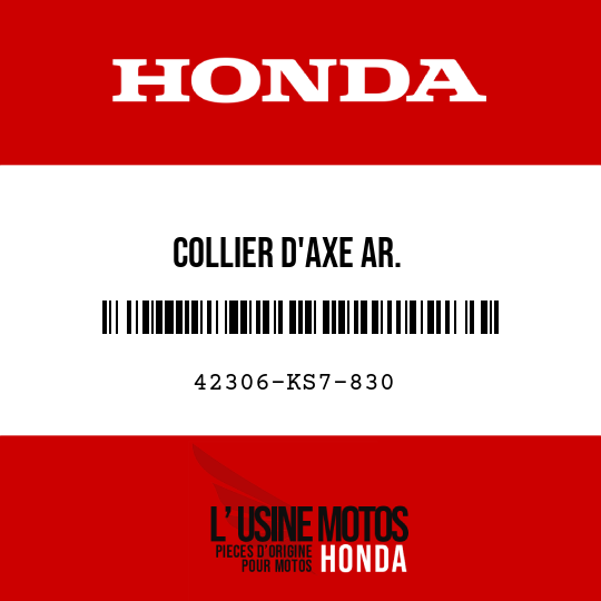 image de 42306-KS7-830 COLLIER D'AXE AR.