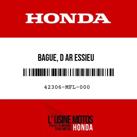 image de 42306-MFL-000 BAGUE, D AR ESSIEU