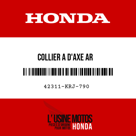 image de 42311-KRJ-790 COLLIER A D'AXE AR