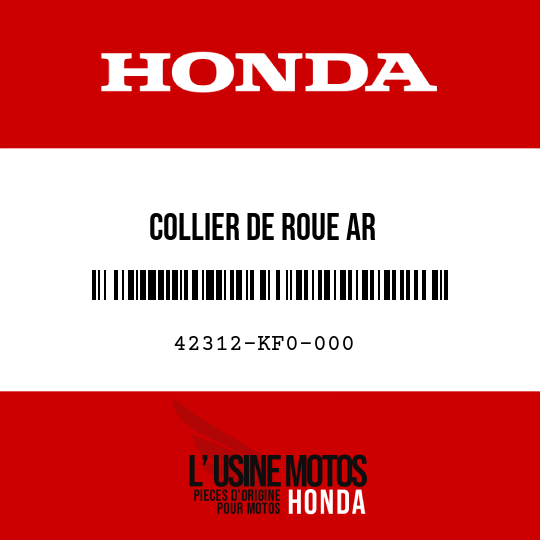 image de 42312-KF0-000 COLLIER DE ROUE AR