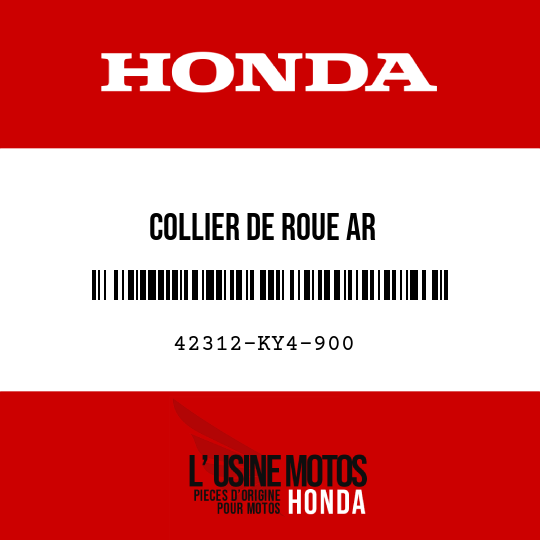 image de 42312-KY4-900 COLLIER DE ROUE AR