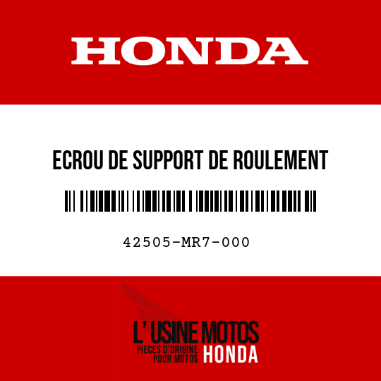 image de 42505-MR7-000 ECROU DE SUPPORT DE ROULEMENT