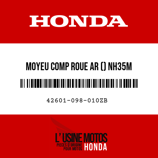 image de 42601-098-010ZB MOYEU COMP ROUE AR () NH35M