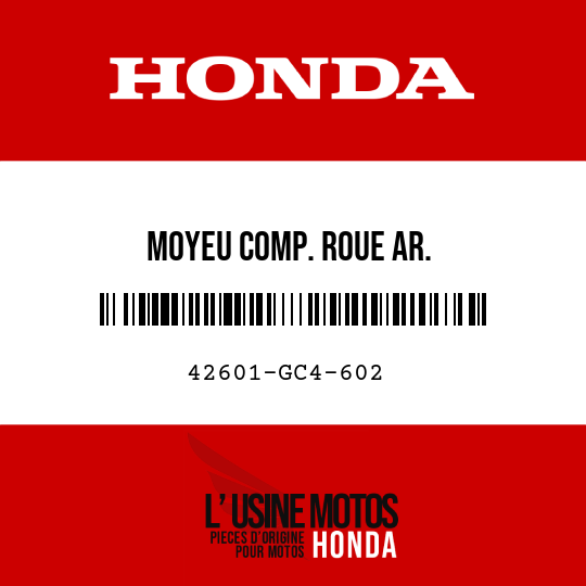 image de 42601-GC4-602 MOYEU COMP. ROUE AR.