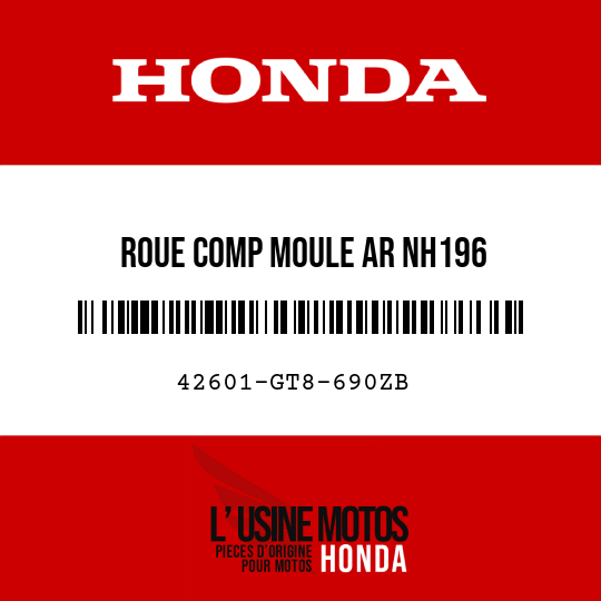image de 42601-GT8-690ZB ROUE COMP MOULE AR NH196 