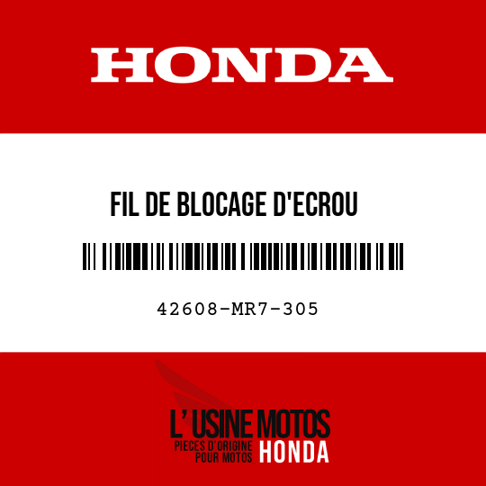 image de 42608-MR7-305 FIL DE BLOCAGE D'ECROU