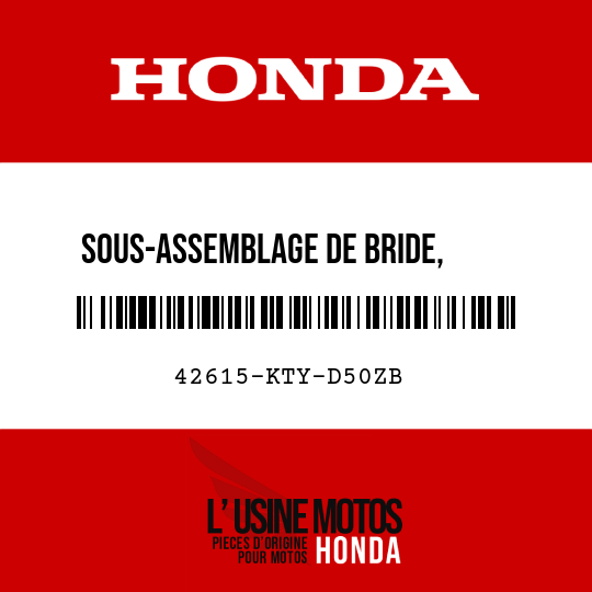 image de 42615-KTY-D50ZB SOUS-ASSEMBLAGE DE BRIDE,     ENTRAINEMENT TYPE3