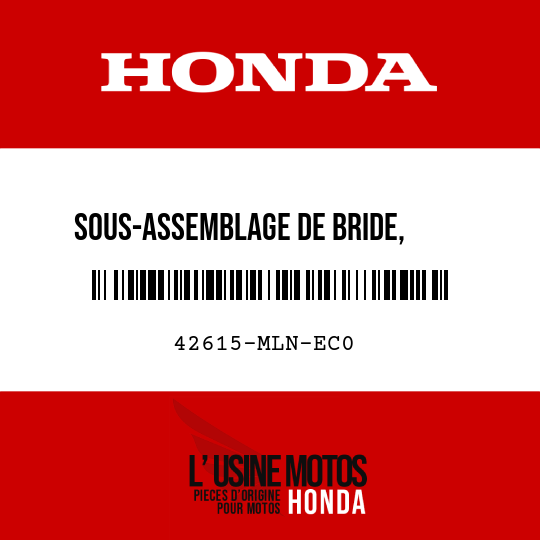 image de 42615-MLN-EC0 SOUS-ASSEMBLAGE DE BRIDE,     ENTRAINEMENT FINAL
