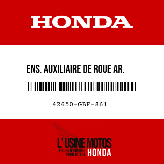 image de 42650-GBF-861 ENS. AUXILIAIRE DE ROUE AR.