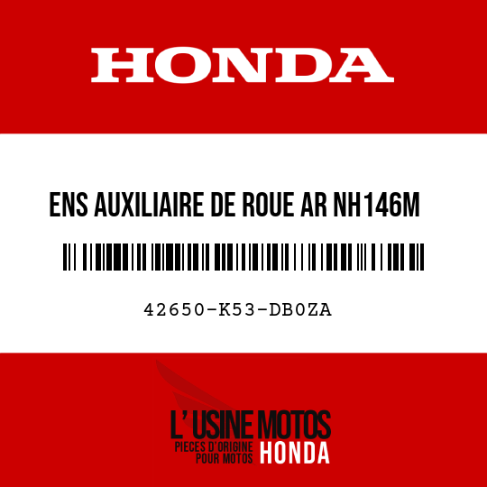 image de 42650-K53-DB0ZA ENS AUXILIAIRE DE ROUE AR NH146M