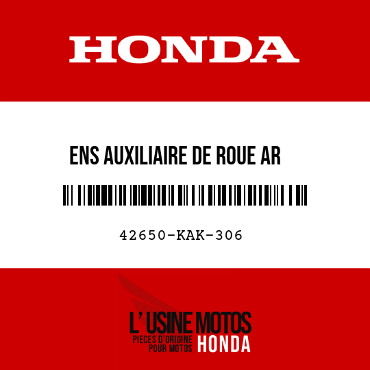 image de 42650-KAK-306 ENS AUXILIAIRE DE ROUE AR