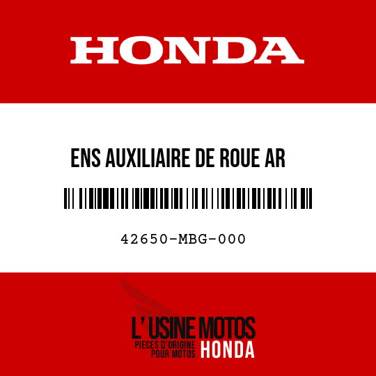 image de 42650-MBG-000 ENS AUXILIAIRE DE ROUE AR
