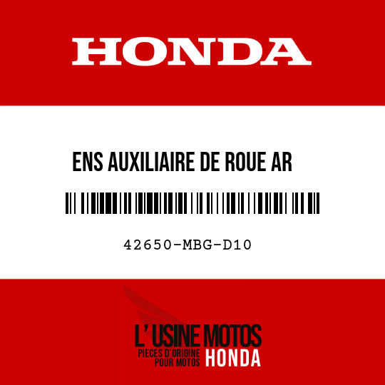image de 42650-MBG-D10 ENS AUXILIAIRE DE ROUE AR