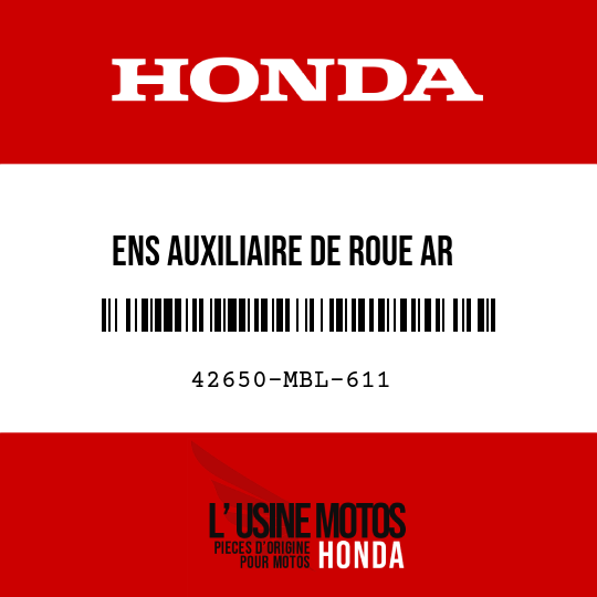 image de 42650-MBL-611 ENS AUXILIAIRE DE ROUE AR