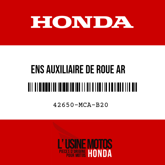 image de 42650-MCA-B20 ENS AUXILIAIRE DE ROUE AR
