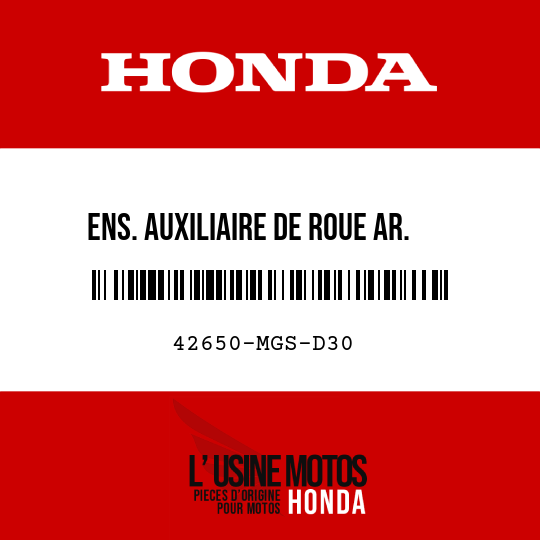 image de 42650-MGS-D30 ENS. AUXILIAIRE DE ROUE AR.