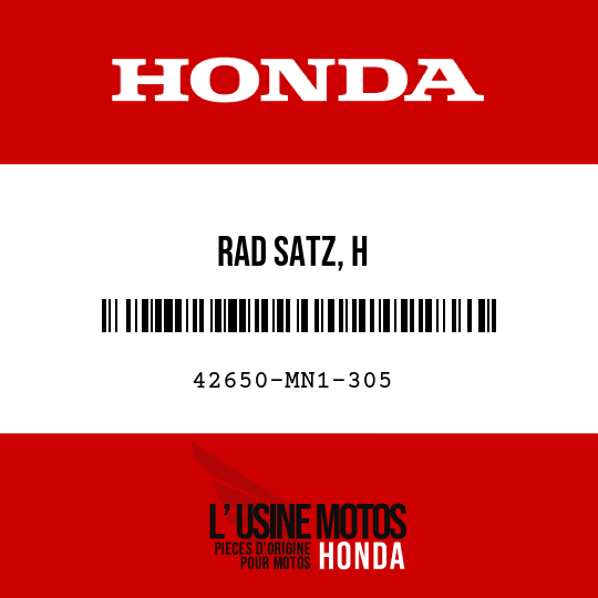 image de 42650-MN1-305 RAD SATZ, H
