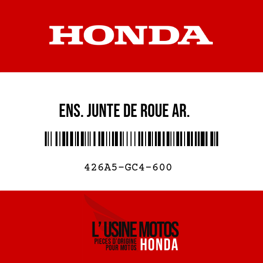 image de 426A5-GC4-600 ENS. JUNTE DE ROUE AR.