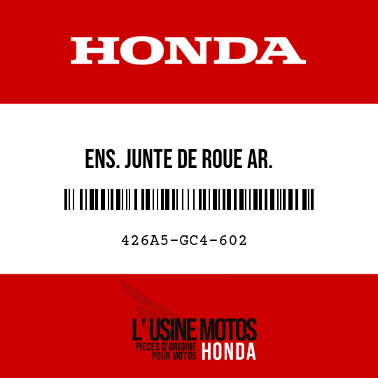 image de 426A5-GC4-602 ENS. JUNTE DE ROUE AR.