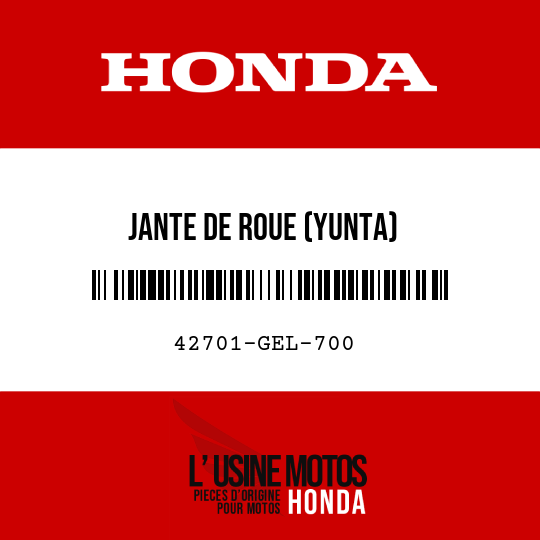 image de 42701-GEL-700 JANTE DE ROUE (YUNTA)