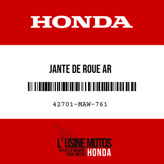 image de 42701-MAW-761 JANTE DE ROUE AR