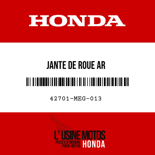 image de 42701-MEG-013 JANTE DE ROUE AR
