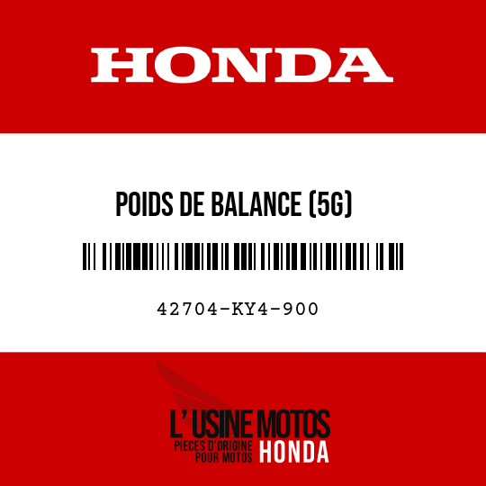 image de 42704-KY4-900 POIDS DE BALANCE (5G)
