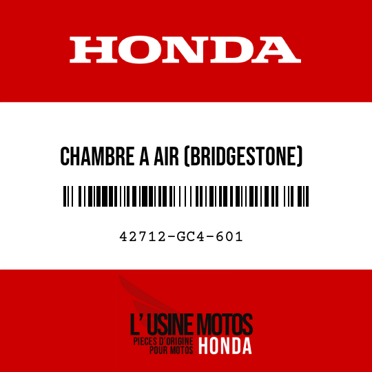 image de 42712-GC4-601 CHAMBRE A AIR (BRIDGESTONE) (90/100-14)