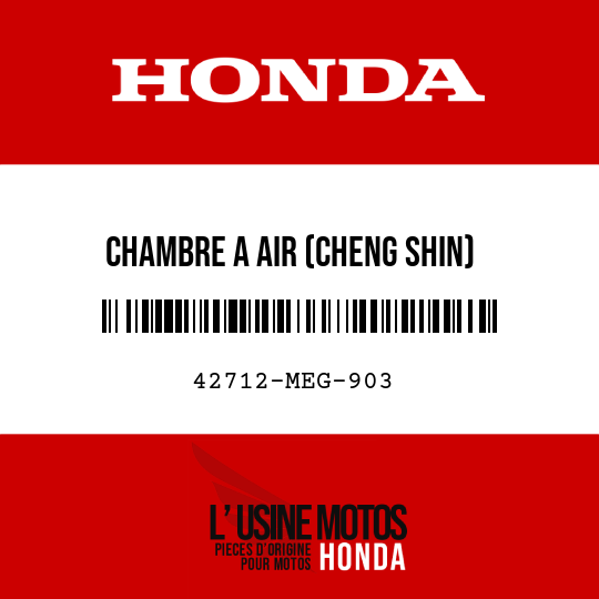 image de 42712-MEG-903 CHAMBRE A AIR (CHENG SHIN)