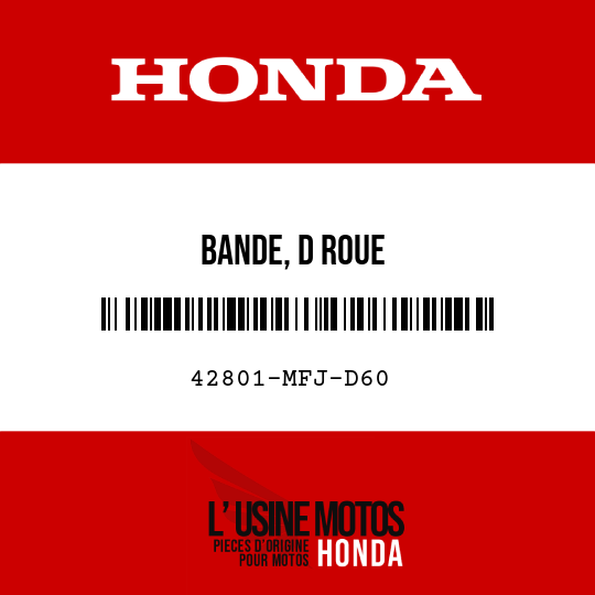 image de 42801-MFJ-D60 BANDE, D ROUE